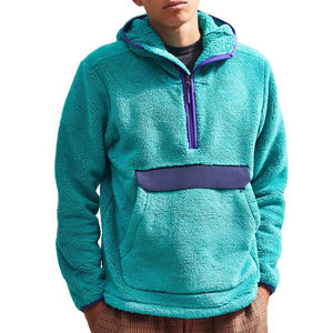 Professional Custom Manufacturers <b>Sherpa</b> Fluffy Fleece <b>Hoodie</b> Thick Warm Winter Men's 100% Cotton Oversized <b>Sherpa</b> <b>Hoodies</b> - Product Image 4