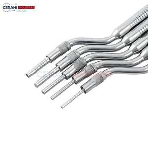 Maillet et cassette de Mead Implant dentaire Kit d'ostéotome de levage de sinus Instruments chirurgicaux manuels avec outils décalés droits - Product Image 5