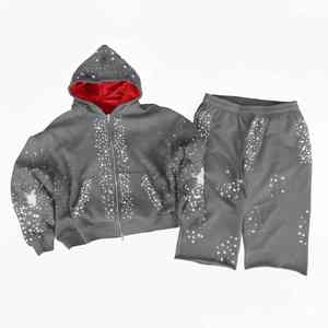 เสื้อฮู้ดดี้ผู้หญิงแบบมีรอยขาด สไตล์สตรีทแวร์ ระบายอากาศได้ดี ผลิตตามสั่ง ขายส่ง แห้งเร็ว รับทำโลโก้ สี และขนาดตามต้องการ - Product Image 3