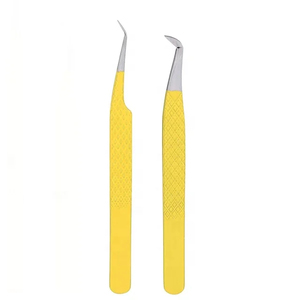 Pince à épiler professionnelle de volume russe avec logo personnalisé pince à épiler d'extension de cils de marque privée - Product Image 2