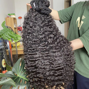 100% cheveux bruts vietnamiens, birmans bouclés, vente en gros de cheveux humains Double trame bon prix meilleure vente - Product Image 1