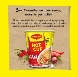 Combo de Curry y Pollo, Fideos Instantáneos Maggi de Harina de Trigo Refinada, Listos en 2 Minutos, Marca Popular en Malasia, Nestlé, Comida de Venta Rápida - Product Image 4