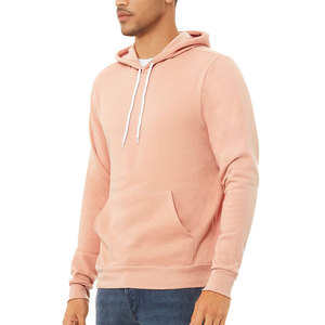 Sudadera con capucha de algodón, forro polar suave de peso medio, Sudadera con capucha para hombre Bella Canvas Orange Unisex Hoodies - Product Image 4
