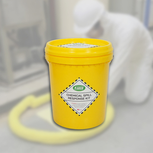 Kit de Derrames Químicos, Cubeta de 20 Litros, Kit Absorbente Portátil para Respuesta a Derrames de Productos Químicos Peligrosos, para Emergencias Industriales y en el Lugar de Trabajo - Product Image 2