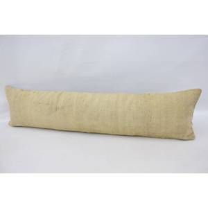 Sutil lana a rayas Ikat almohada bordada Beige 12x48 pulgadas lujo Floral Vintage patrón tejido técnica para ropa de cama portátil - Product Image 4