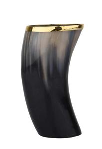 แก้วควายแก้วทรงแตรสำหรับดื่มแบบไวกิ้งทำจากแก้ว - Product Image 6