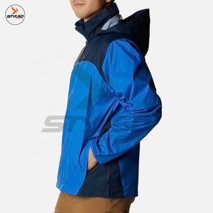 Vente en gros Coupe-vent à capuche imprimé Vestes coupe-vent bon marché Nouveau coupe-vent hydrofuge Veste pull - Product Image 3