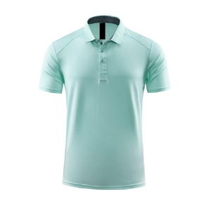 เสื้อโปโลกอล์ฟสำหรับผู้ชายเสื้อโปโลแบบเรียบๆแห้งเร็วเสื้อโปโลสำหรับใส่ทำงานในฤดูร้อนออกแบบได้ตามต้องการ - Product Image 4