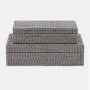 กล่องไม้สไตล์อินเดียสำหรับตกแต่งบ้านทำจากเหล็กใช้ตกแต่งบ้านทำจากวัสดุที่แตกต่างจากที่นี่ - Product Image 1