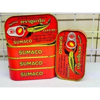 Sardines en conserve de qualité supérieure 125g en saumure, sardines en conserve à l'huile avec prix compétitifs
