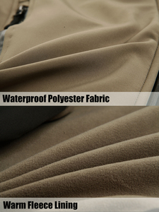 Chaqueta Bomber Deportiva con Capucha para Exteriores, de Softshell, Transpirable, de Secado Rápido, Cortavientos, para Senderismo de Invierno, para Hombre - Product Image 6