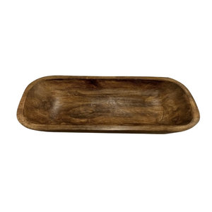 Wooden Pedestal Fruit Bowl With Wide Opening, Round Design Ideal for Wedding Centerpieces and Tabletop Decor - Product Image 2