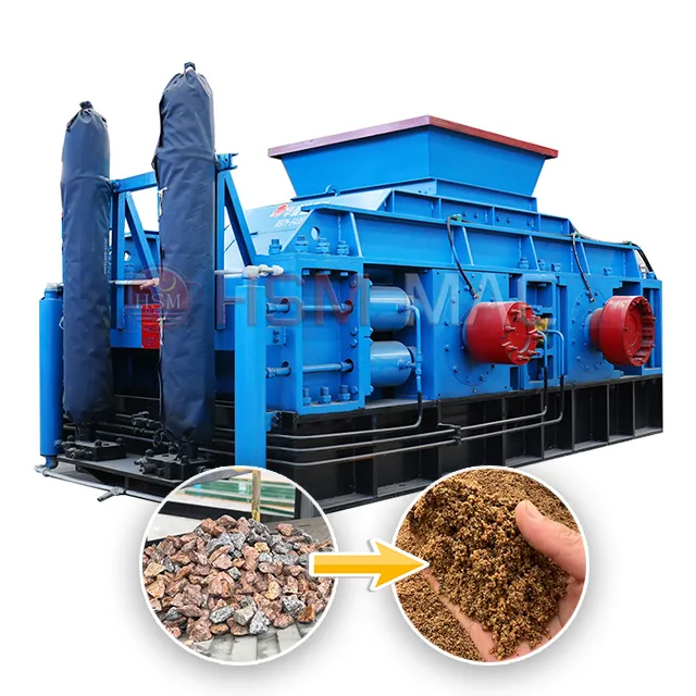 Factory Price Complete Models Crushing Machine Double Roller Stone Crusher For Basalt Hard Limestone
