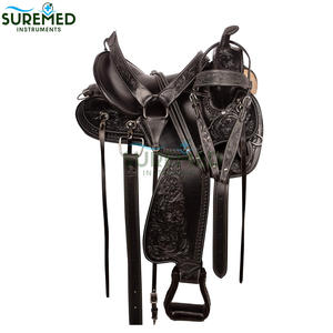 Dernier modèle de selle de cheval en cuir occidental, confortable, ergonomique, réutilisable, fabriquée à la main, vente en gros - Product Image 1