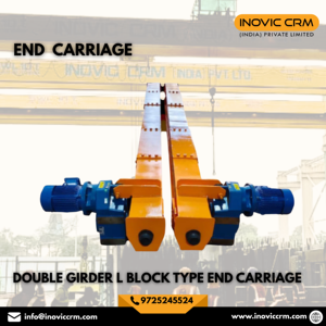 Chariot d'extrémité sur mesure de haute qualité pour grue EOT par INOVIC CRM - Usage industriel OEM robuste - Product Image 2