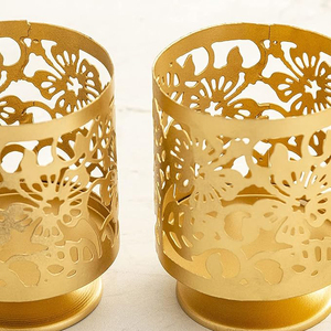 Impressionnant qualité nouveauté bougeoir en métal Offre Spéciale support de lumière en T votif pour décorations de table éclairage décor de mariage - Product Image 3