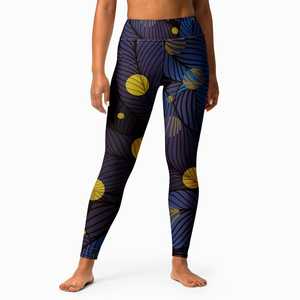 Leggings imprimés pour femmes OEM vente en gros pantalon de yoga à la mode coupe ajustée taille haute confortable stretch vêtements de sport de gymnastique tenue - Product Image 4