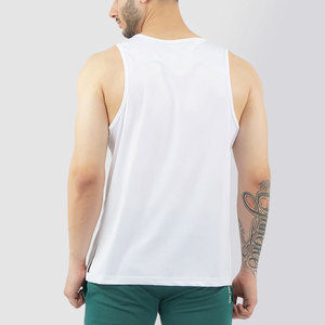 Débardeur de sport pour homme en coton 100% sur mesure, respirant, vêtements de sport pour homme - Design tricoté décontracté - Product Image 2