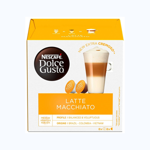 NES cafe Dolce Gusto latte macchiato Caramel 145g cà phê lớp kem với hương vị caramel ngọt ngào - Product Image 3