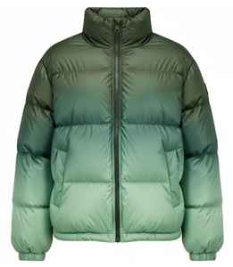 Chaqueta de burbujas para hombre, personalizada, de alta calidad, cálida para invierno, transpirable, de secado rápido, informal, con cremallera frontal, tejido sólido, multicolor - Product Image 3