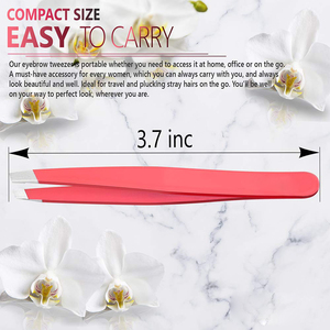 New Arrival New Style Cosmetic Tweezers Stainless Steel Hollowing Eyebrow Tweezers Daily <b>Makeup</b> <b>Tools</b> - Product Image 4