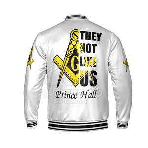 Chaqueta Masónica Personalizable con Bordado de Compás y Escuadra, Prenda Exterior Masónica, Chaqueta de Logia Personalizada - Product Image 3