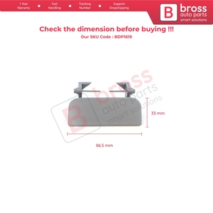 Poignée d'ouverture du compartiment à gants BDP1619 Gris LHD pour Renault Laguna MK1 1993-2002 7701206162 Pièces automobiles Bross Fabriqué en Turquie - Product Image 6
