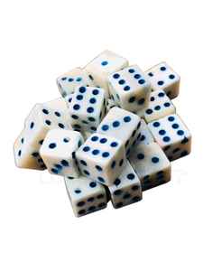 Dados de hueso de camello de búfalo Natural de buen estilo de 10 mm al por mayor, accesorios de juego de mesa blancos y negros personalizados, artesanías naturales - Product Image 3