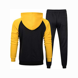 Venta al por mayor 95% poliéster 5% Spandex tejido de cuatro vías elástico ropa deportiva chándales para los hombres con dos bolsillos - Product Image 2