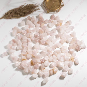 Wholesale Natural <b>Crystal</b> Rose Quartz Rough Rocks Eco-Friendly Semi-Precious Stones - Product Image 1
