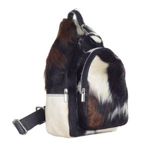 Quality Latest Design Brazilian Natural Soft Hair on Fur Leather Hide Backpack <b>Laptop</b> Messenger School Travel <b>Bags</b> Unisex Office - Product Image 2