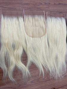 La mejor opción Remy Hair Virgin Vietnamese HD Lace Closure Peluca frontal con cierre de encaje crudo transparente - Product Image 4