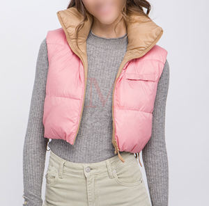 2024 vente en gros réglable léger toile bouffant Gilet gilet sans manches pour hommes/femmes vêtements d'extérieur résistants à l'eau - Product Image 1