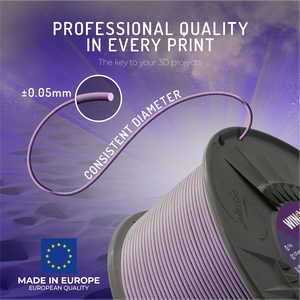 Filamento PLA HD WINKLE per Stampa 3D, 1.75mm 1kg, Facile da Stampare, Senza Deformazioni, Tolleranza 0.05mm, Temperatura Ugello 190-230°C - Product Image 3