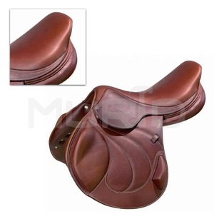 Silla de Montar Inglesa de Salto Antares Monocle Hecha a Mano en Cuero de Alta Calidad, Productos de Hípica Inglesa de la India - Product Image 3