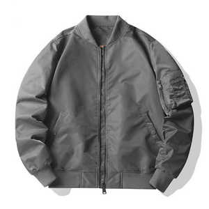 New Arrive High Quality Breathable Worsted Stand Collar Bomber <b>Jacket</b> Winter <b>Lightweight</b> Outdoor <b>Running</b> Waterproof High Street - Product Image 1
