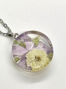 Colour Full Resin Neackles Creative Handmade Glowing Neackles in Unique Dark <b>Blue</b> Sky Clouds Resin Luminous Necklace for Wome - Product Image 6