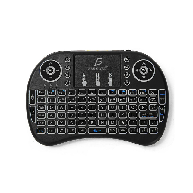 Mini Wireless RGB Backlit Keyboard Scissor/Mechanical/Optical TV Box Spanish Support FCC RoHS Certified TC.09 Model Keyboards