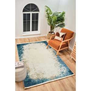 Alfombra Moderna Multicolor Netline PR008, 60% Viscosa, 40% Acrílico, 80x150cm, 14.1kg, para Dormitorio, Estudio y Habitación Infantil - Product Image 6