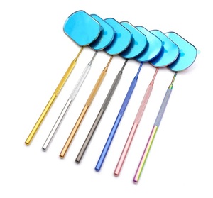 Wholesale Best Quality Eyelash <b>Mirror</b> Stainless Steel Beauty Instrument Oval Shape Lash <b>Mirror</b> - Product Image 2