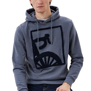 Sudadera con Capucha de Chenilla Bordada para Hombre, Nueva Moda, Precio Económico OEM, Calidad Superior, Logotipo/Colores Personalizados, Tendencia Superior - Product Image 1