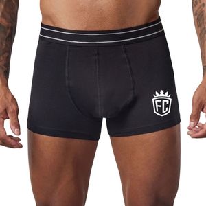 Calzoncillos Boxer Negros para Hombre, Ropa Interior de Algodón Elástica y Transpirable, Ajuste Cómodo para Uso Diario, Estilo Casual y Estilo de Vida Activo - Product Image 4