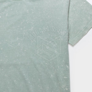 Camisetas de lavado ácido personalizadas Ropa de verano Color personalizado Manga corta 100% Algodón Camiseta de lavado ácido - Product Image 6