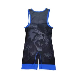 Customized Factory Wholesale <b>Weightlifting</b> Uniform High Quality Professional <b>Weightlifting</b> Uniforms Men's Wrestling <b>Singlets</b> - Product Image 2