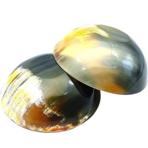 Bol de service en corne de buffle de style européen poli naturel à forte demande, écologique, de haute qualité, fait à la main pour la maison, l'hôtel, le restaurant - Product Image 4