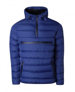 Blue Puffer Jackets High Street Style Veste moderne pour hommes Veste homme tendance et chaude pour l'hiver et les vêtements décontractés de tous les jours - Product Image 1