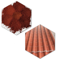 Oxyde de fer Pigment Factory fournit de l'oxyde de fer rouge 130 120 190 poudre rouge de fer