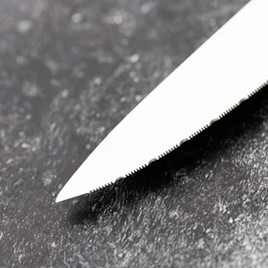 Cuchillo de carne de acero inoxidable profesional de alta calidad elegante y afilado para cortar material metálico - Product Image 3