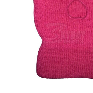 100% poliéster liso pasamontañas sombrero cómodo cubierta de cara completa OEM logotipo personalizado invierno esquí cara cubierta - Product Image 6