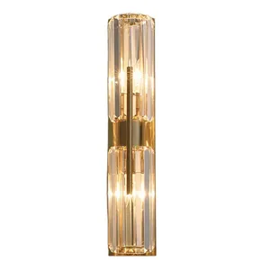 Avior Novelty <b>Wall</b> <b>Light</b> Golden Crystal Copper Body Warm White <b>Light</b> Remote Control Aluminum Glass Material Custom <b>Wall</b> <b>Sconces</b> - Product Image 1